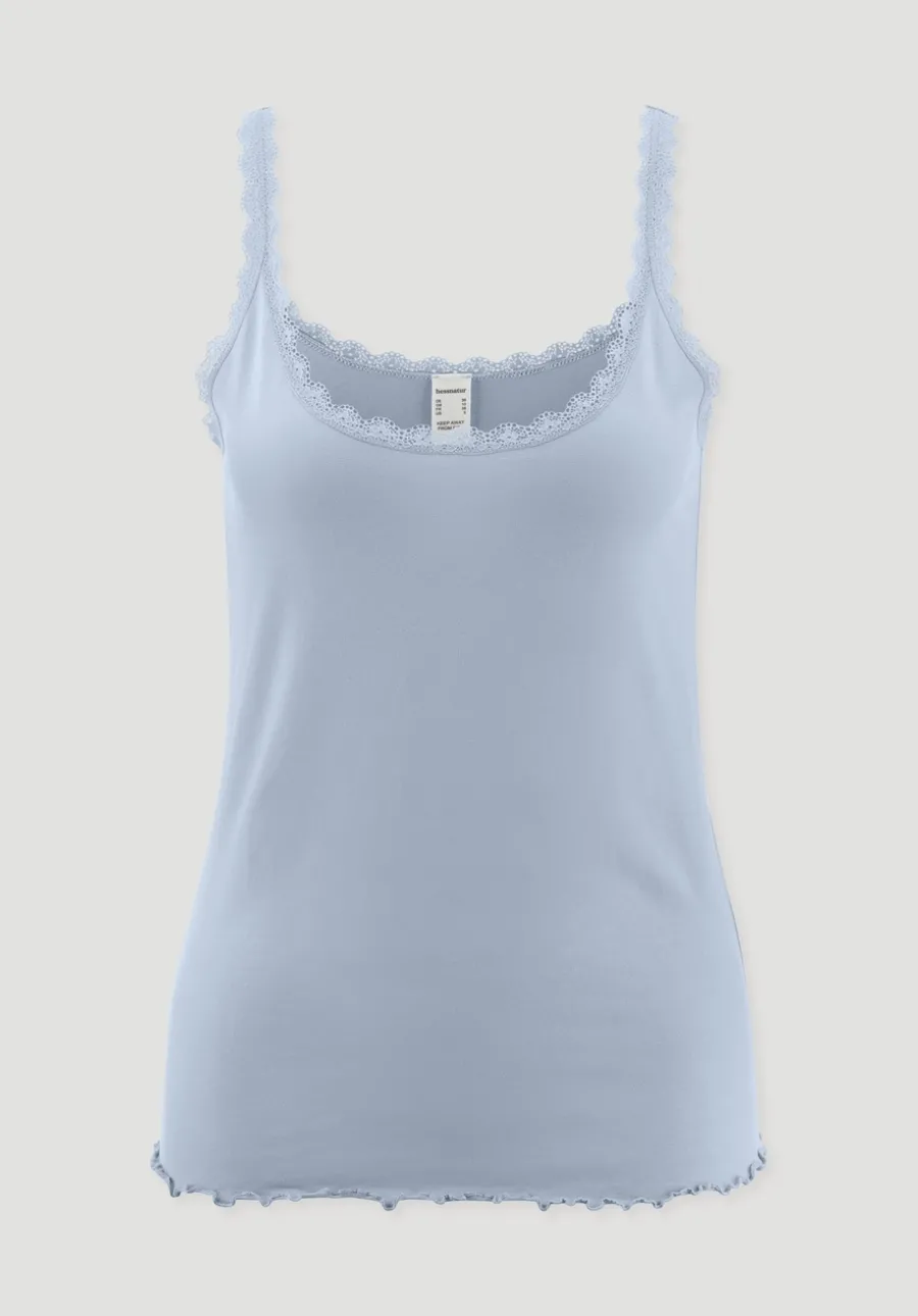 Tanktop COTTON FEEL LACE aus Bio-Baumwolle von hessnatur