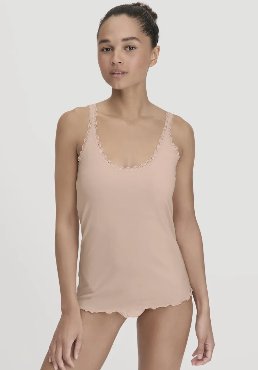 Tanktop COTTON FEEL LACE aus Bio-Baumwolle von hessnatur