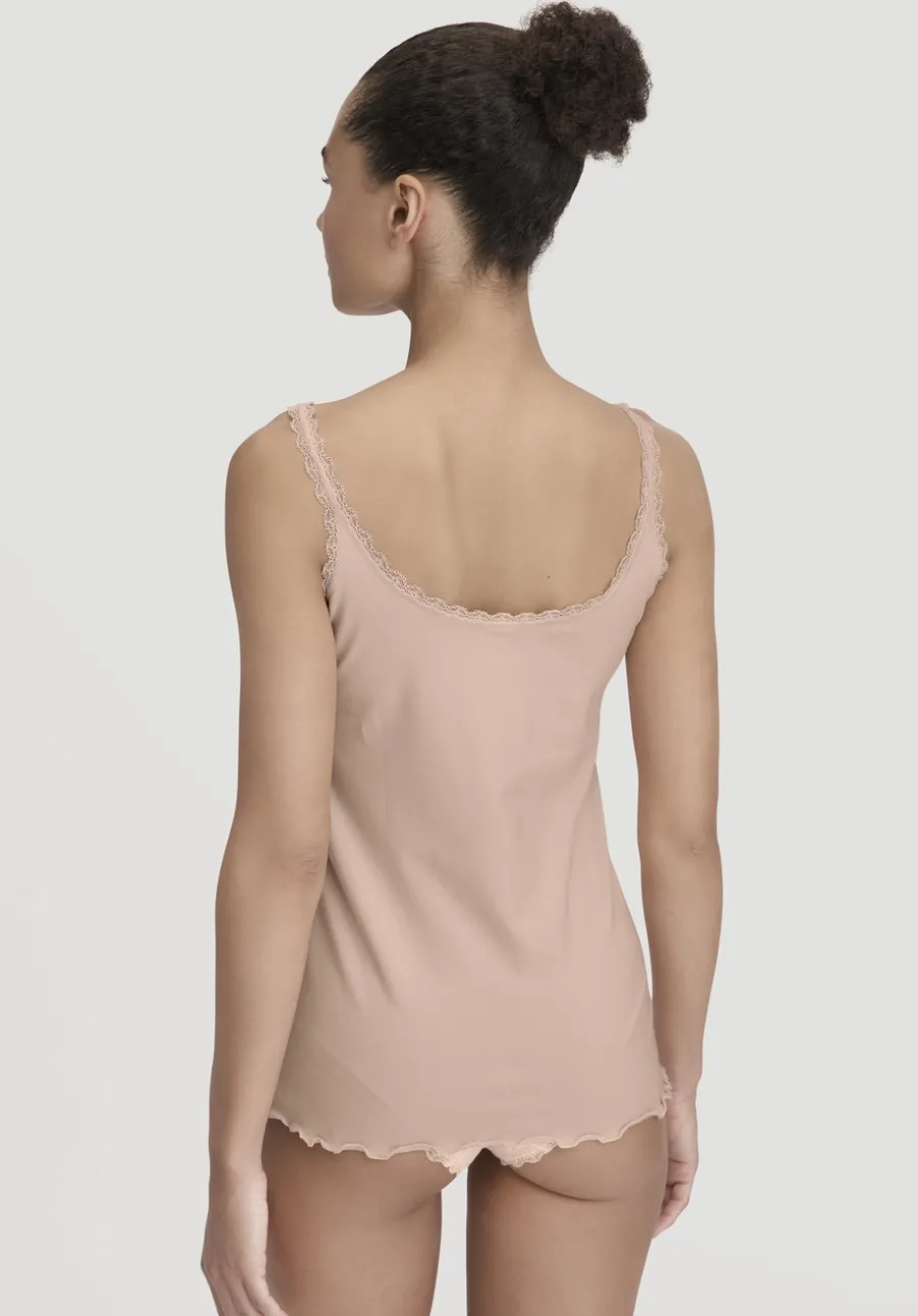 Tanktop COTTON FEEL LACE aus Bio-Baumwolle von hessnatur