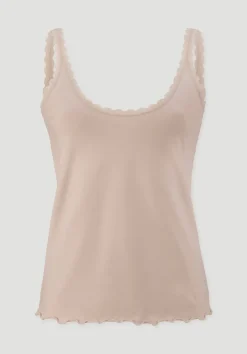 Tanktop COTTON FEEL LACE aus Bio-Baumwolle von hessnatur