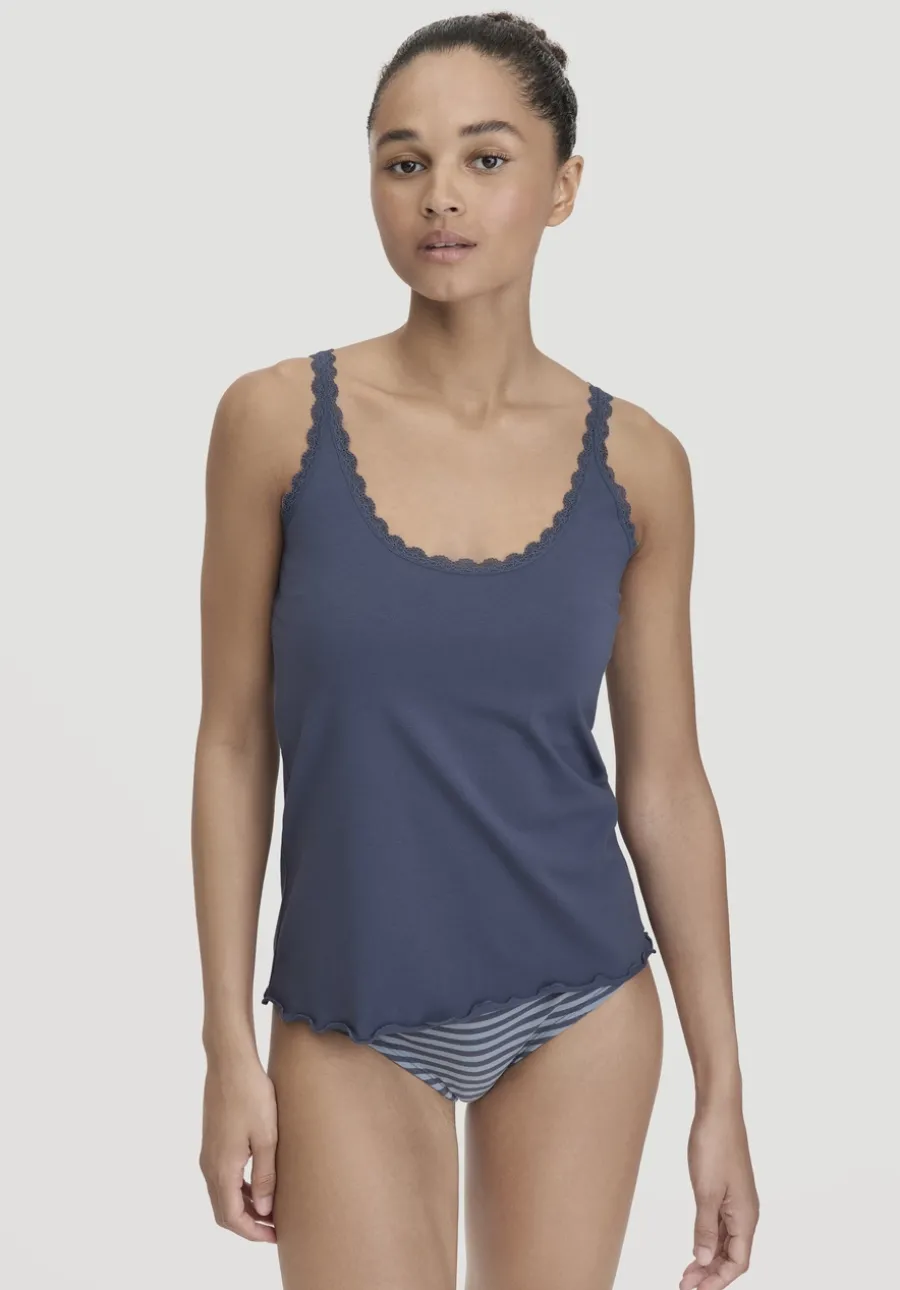 Tanktop COTTON FEEL LACE aus Bio-Baumwolle von hessnatur