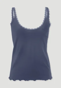 Tanktop COTTON FEEL LACE aus Bio-Baumwolle von hessnatur