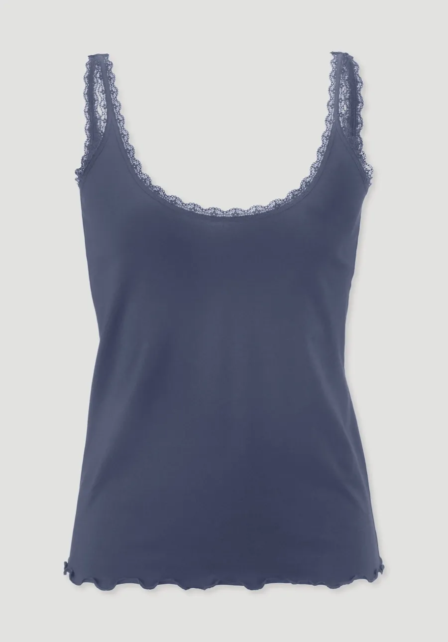 Tanktop COTTON FEEL LACE aus Bio-Baumwolle von hessnatur