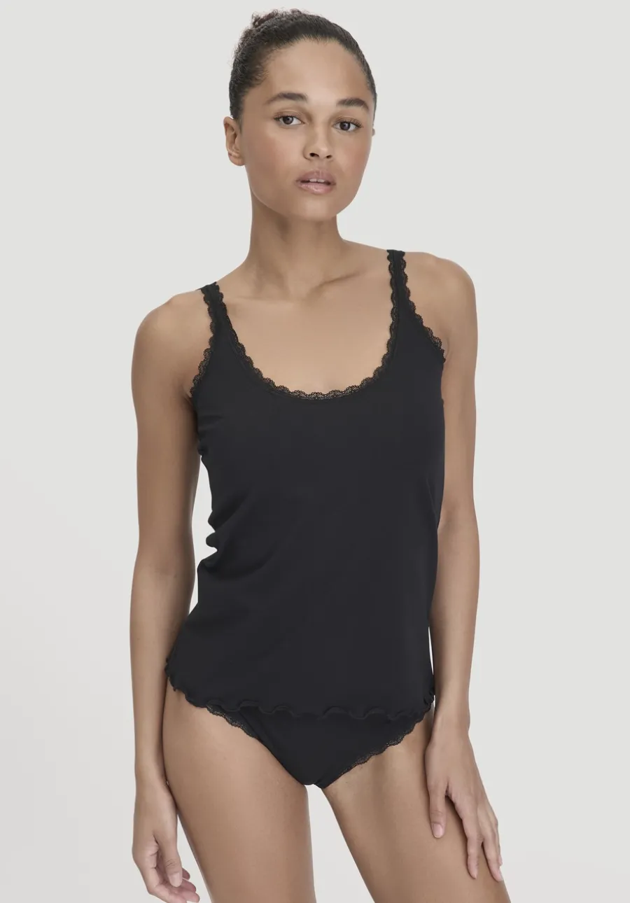 Tanktop COTTON FEEL LACE aus Bio-Baumwolle von hessnatur