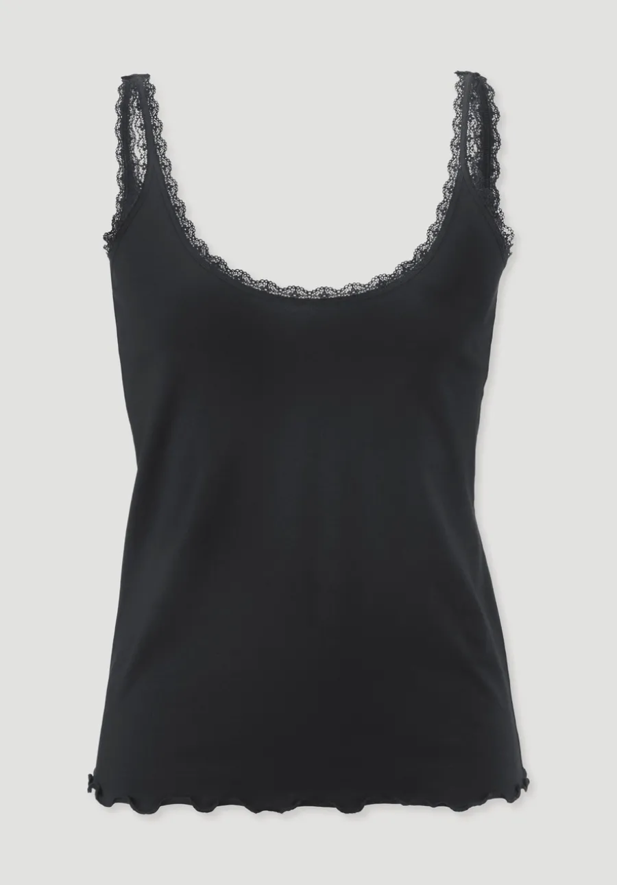 Tanktop COTTON FEEL LACE aus Bio-Baumwolle von hessnatur