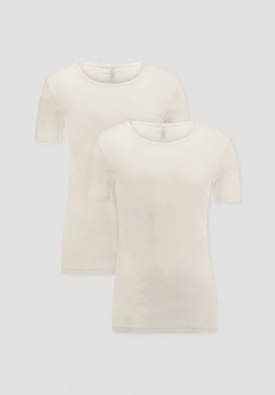 T-Shirt im 2er-Pack PURE NATURE aus reiner Bio-Baumwolle von hessnatur