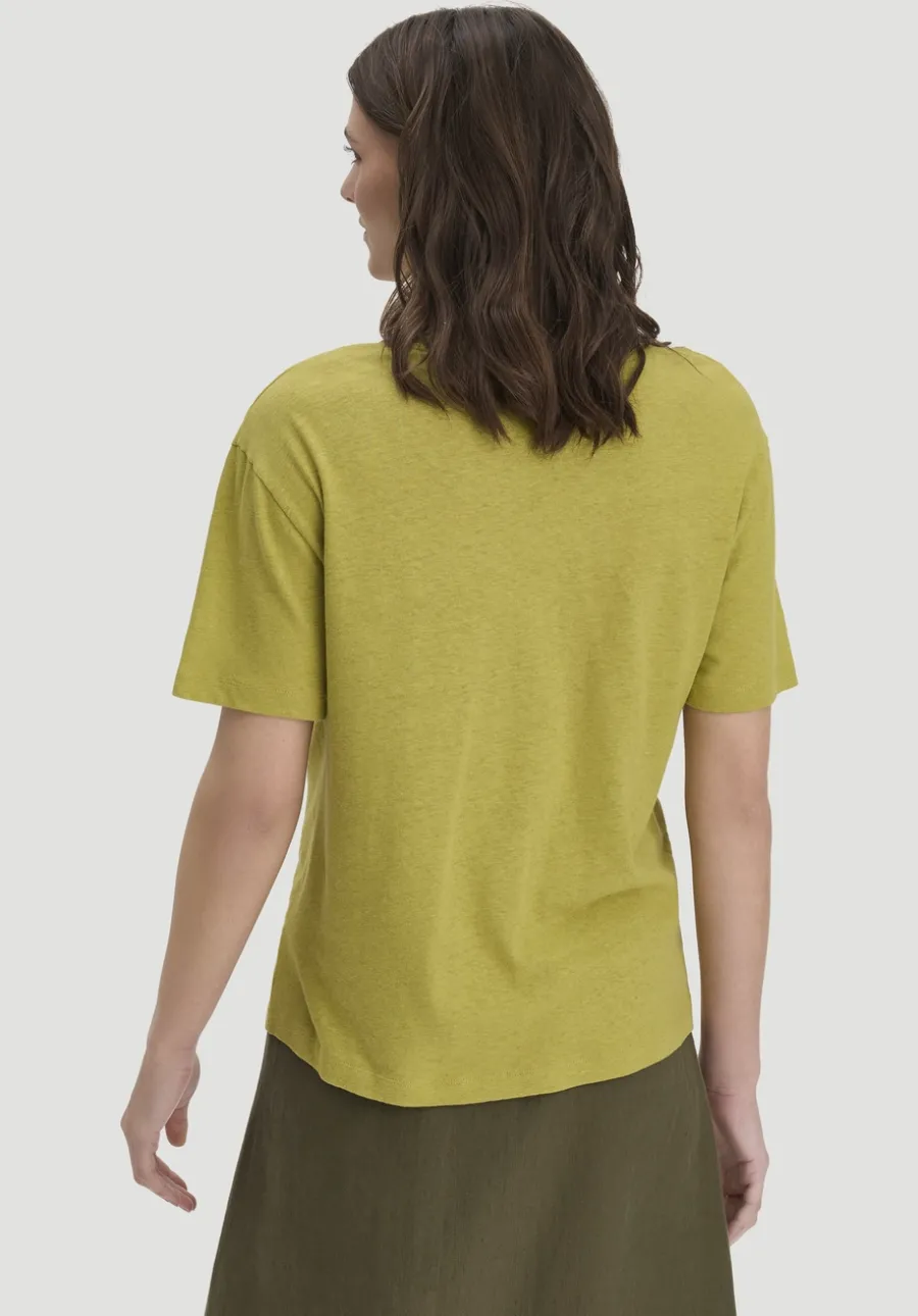 T-Shirt Oversize aus Leinen und Bio-Baumwolle von hessnatur