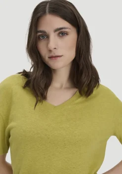 T-Shirt Oversize aus Leinen und Bio-Baumwolle von hessnatur