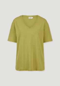 T-Shirt Oversize aus Leinen und Bio-Baumwolle von hessnatur