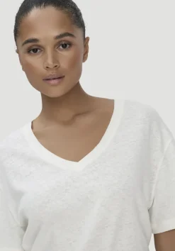 T-Shirt Oversize aus Leinen und Bio-Baumwolle von hessnatur
