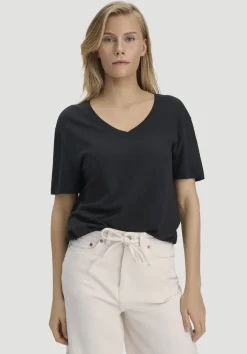 T-Shirt Oversize aus Leinen und Bio-Baumwolle von hessnatur