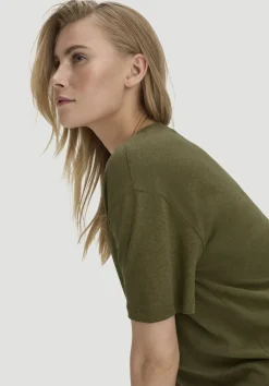 T-Shirt Oversize aus Leinen und Bio-Baumwolle von hessnatur