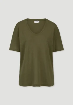 T-Shirt Oversize aus Leinen und Bio-Baumwolle von hessnatur