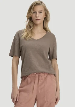 T-Shirt Oversize aus Leinen und Bio-Baumwolle von hessnatur