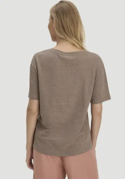 T-Shirt Oversize aus Leinen und Bio-Baumwolle von hessnatur