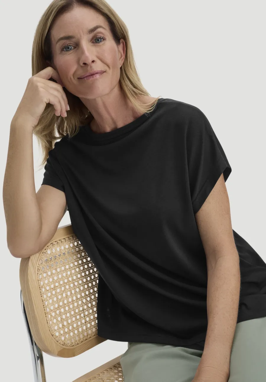 T-Shirt Oversize aus TENCEL™ Lyocell mit Bio-Baumwolle von hessnatur