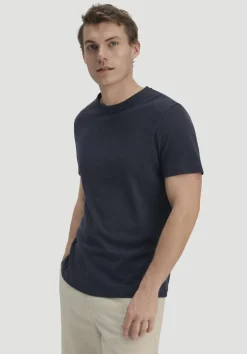 T-Shirt Regular aus Leinen und Bio-Baumwolle von hessnatur