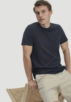 T-Shirt Regular aus Leinen und Bio-Baumwolle von hessnatur