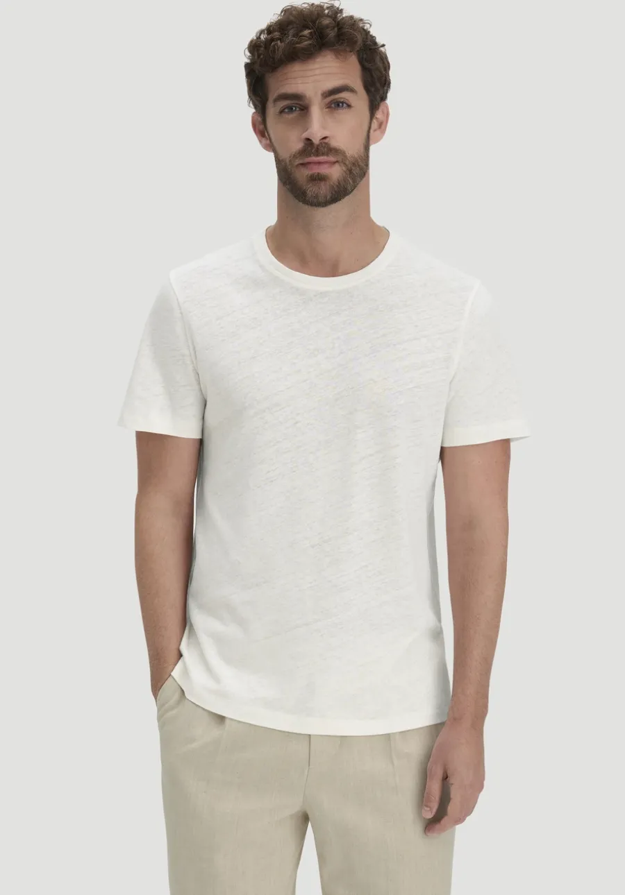 T-Shirt Regular aus Leinen und Bio-Baumwolle von hessnatur