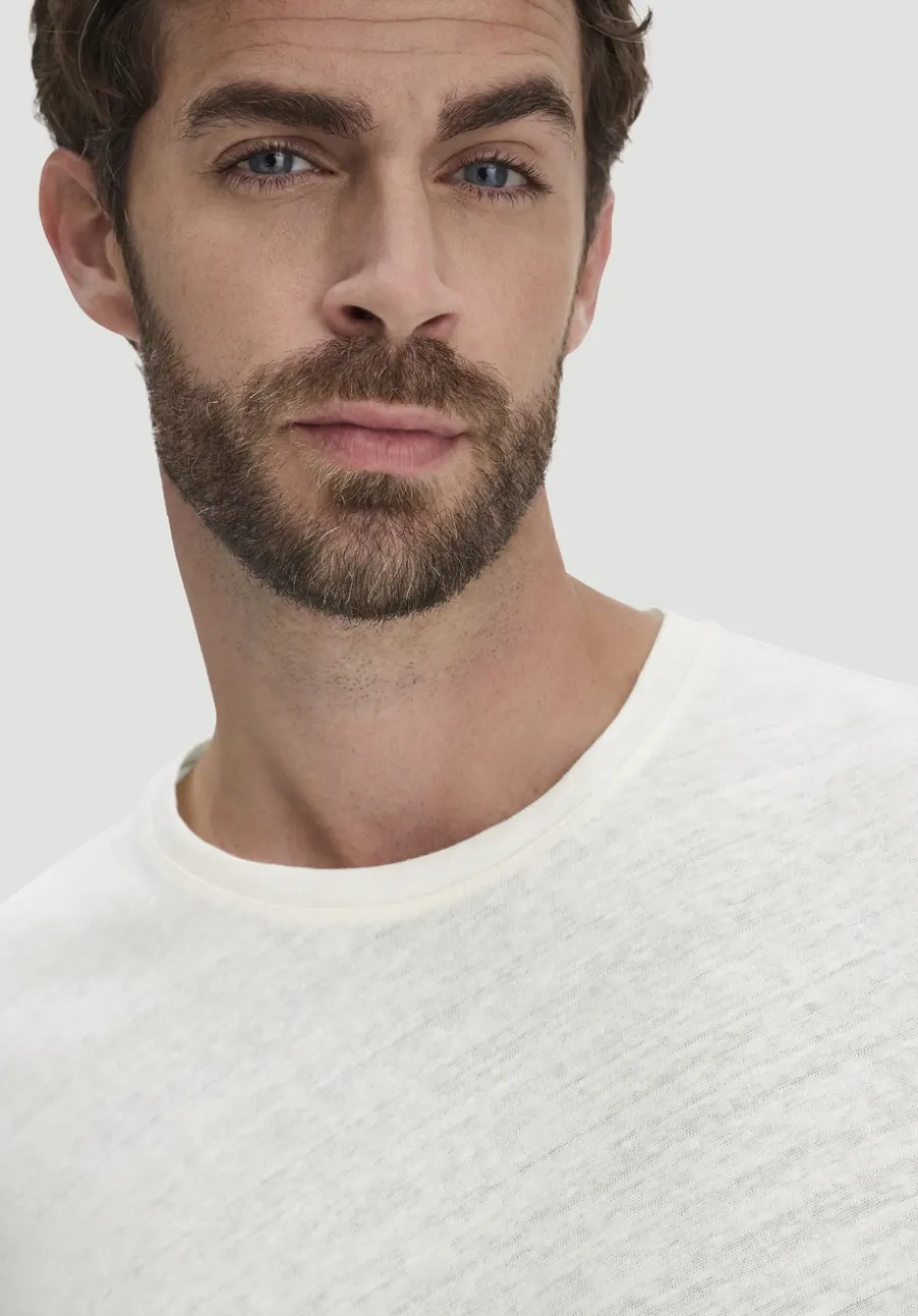 T-Shirt Regular aus Leinen und Bio-Baumwolle von hessnatur