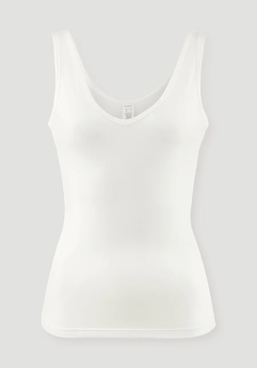 V-Neck Tanktop PURE BALANCE aus Bio-Baumwolle und TENCEL™ Modal von hessnatur