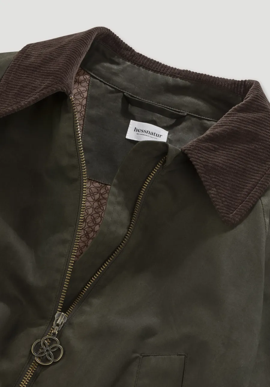 Wachsjacke Regular aus reiner Bio-Baumwolle von hessnatur