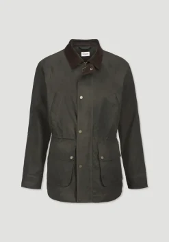 Wachsjacke Regular aus reiner Bio-Baumwolle von hessnatur