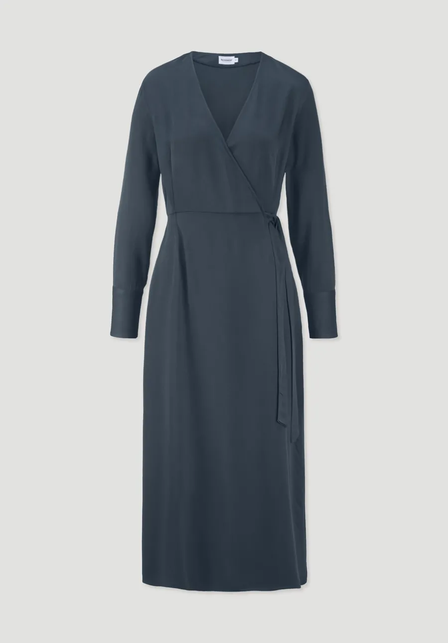 Wickelkleid Knöchellang Regular aus reiner LENZING™ ECOVERO™ Viskose von hessnatur