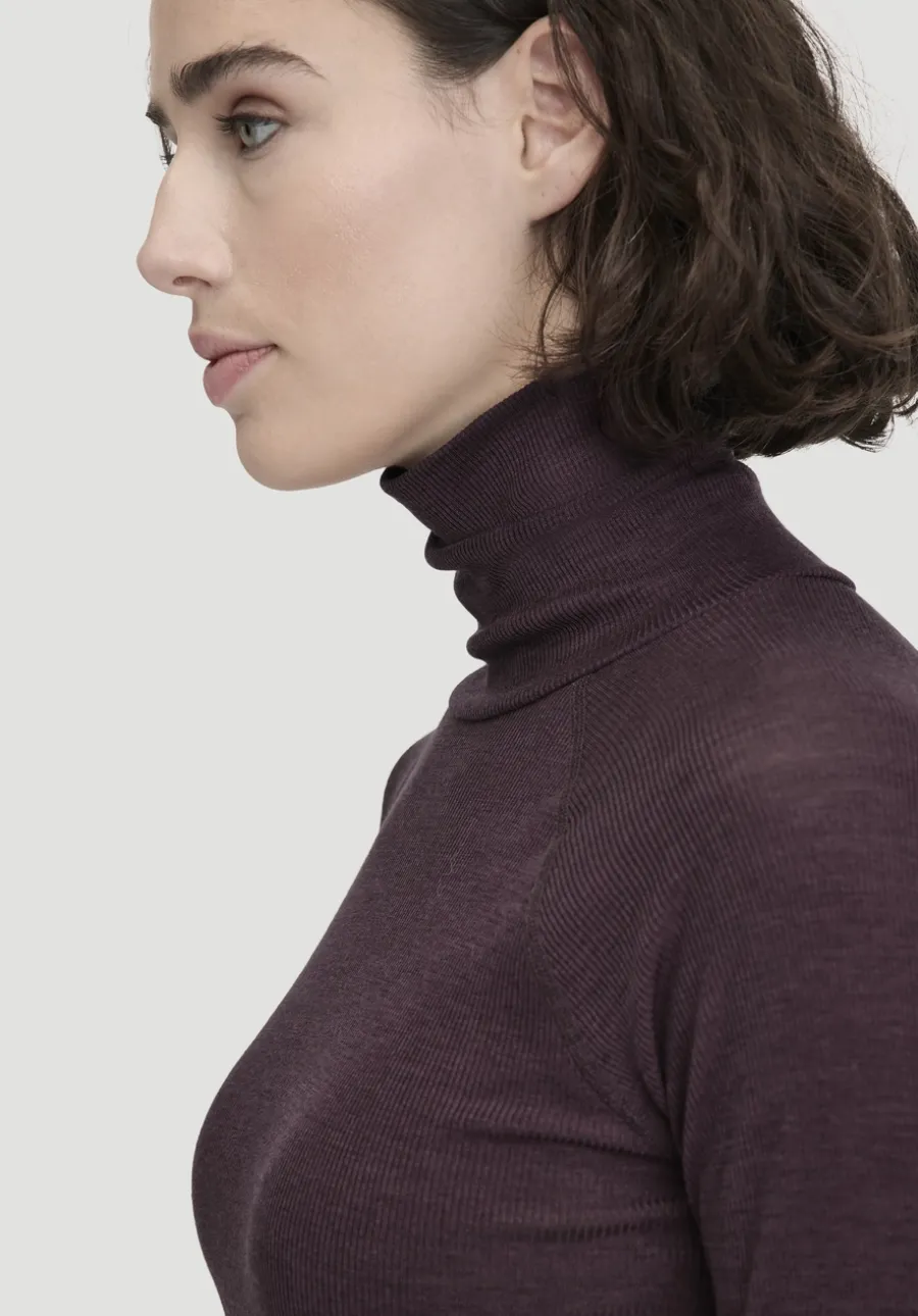 Wolle-Mix Longlseeve Fitted aus Bio-Merinowolle und TENCEL™ Lyocell von hessnatur
