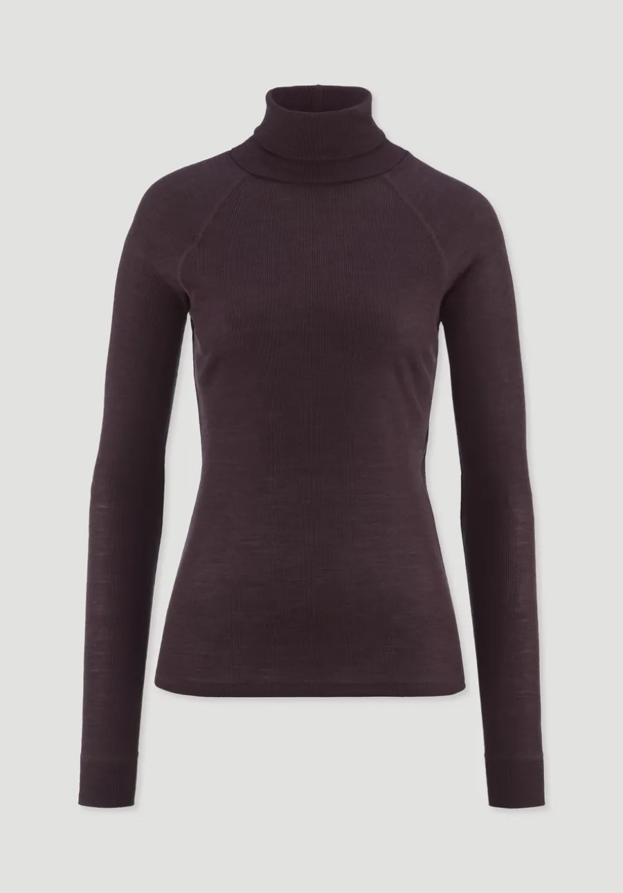 Wolle-Mix Longlseeve Fitted aus Bio-Merinowolle und TENCEL™ Lyocell von hessnatur