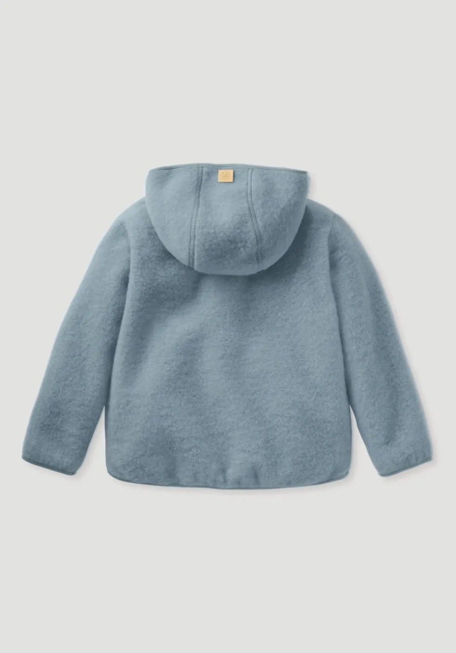 Wollfleece Jacke aus reiner Bio-Merinowolle von hessnatur