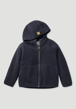 Wollfleece Jacke aus reiner Bio-Merinowolle von hessnatur