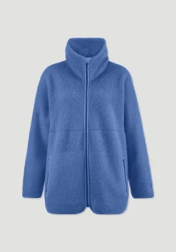 Wollfleece Jacke Oversized aus reiner Bio-Merinowolle von hessnatur