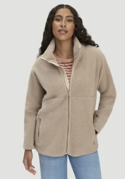 Wollfleece Jacke Oversized aus reiner Bio-Merinowolle von hessnatur