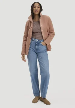 Wollfleece Jacke Regular aus Bio-Merinowolle und Bio-Baumwolle von hessnatur