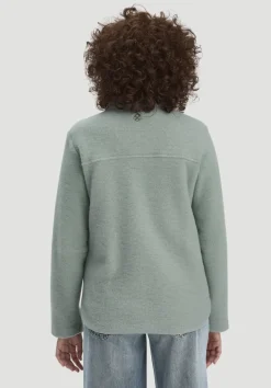 Wollfleece Jacke Regular aus reiner Bio-Merinowolle von hessnatur