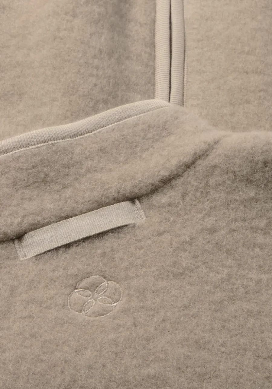 Wollfleece Jacke Regular aus reiner Bio-Merinowolle von hessnatur