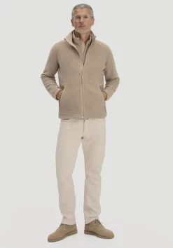 Wollfleece Jacke Regular aus reiner Bio-Merinowolle von hessnatur