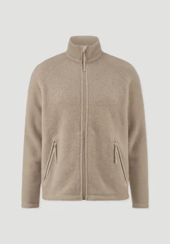 Wollfleece Jacke Regular aus reiner Bio-Merinowolle von hessnatur