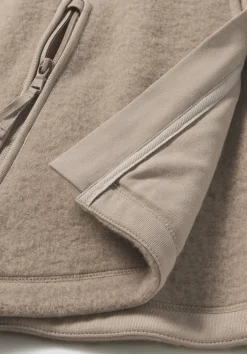 Wollfleece Jacke Regular aus reiner Bio-Merinowolle von hessnatur