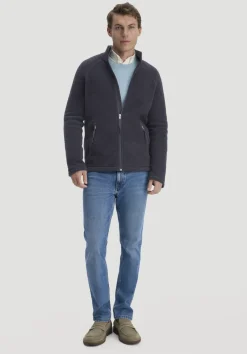 Wollfleece Jacke Regular aus reiner Bio-Merinowolle von hessnatur