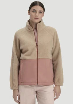 Wollfleece Jacke Relaxed aus Bio-Merinowolle mit Bio-Baumwolle von hessnatur