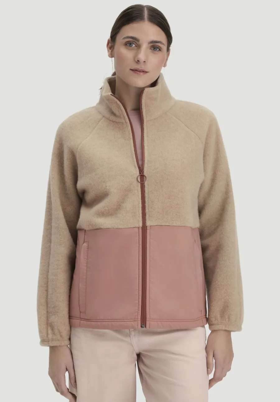 Wollfleece Jacke Relaxed aus Bio-Merinowolle mit Bio-Baumwolle von hessnatur