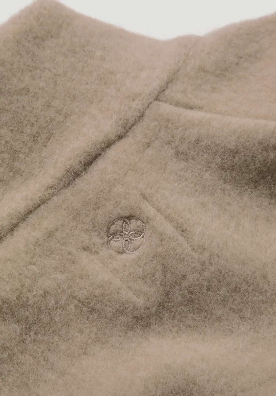 Wollfleece Jacke Relaxed aus Bio-Merinowolle mit Bio-Baumwolle von hessnatur