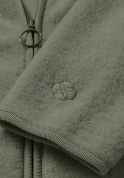 Wollfleece Kapuzen-Jacke Regular aus Bio-Merinowolle und Bio-Baumwolle von hessnatur
