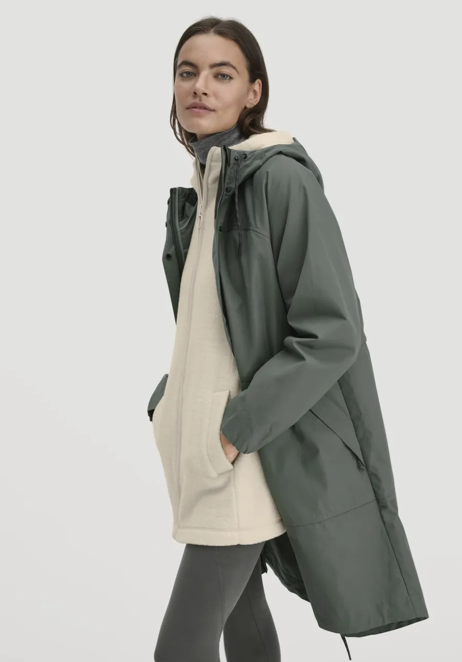 Wollfleece Kapuzen-Jacke Regular aus Bio-Merinowolle und Bio-Baumwolle von hessnatur