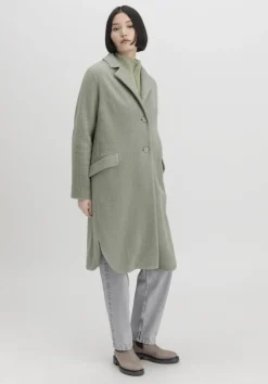 Wollfleece Mantel Regular aus Bio-Merinowolle mit Bio-Baumwolle von hessnatur