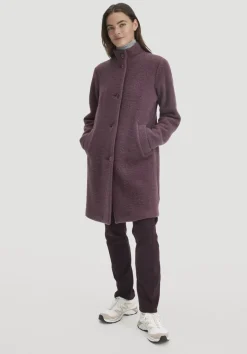 Wollfleece Mantel Regular aus reiner Bio-Merinowolle von hessnatur