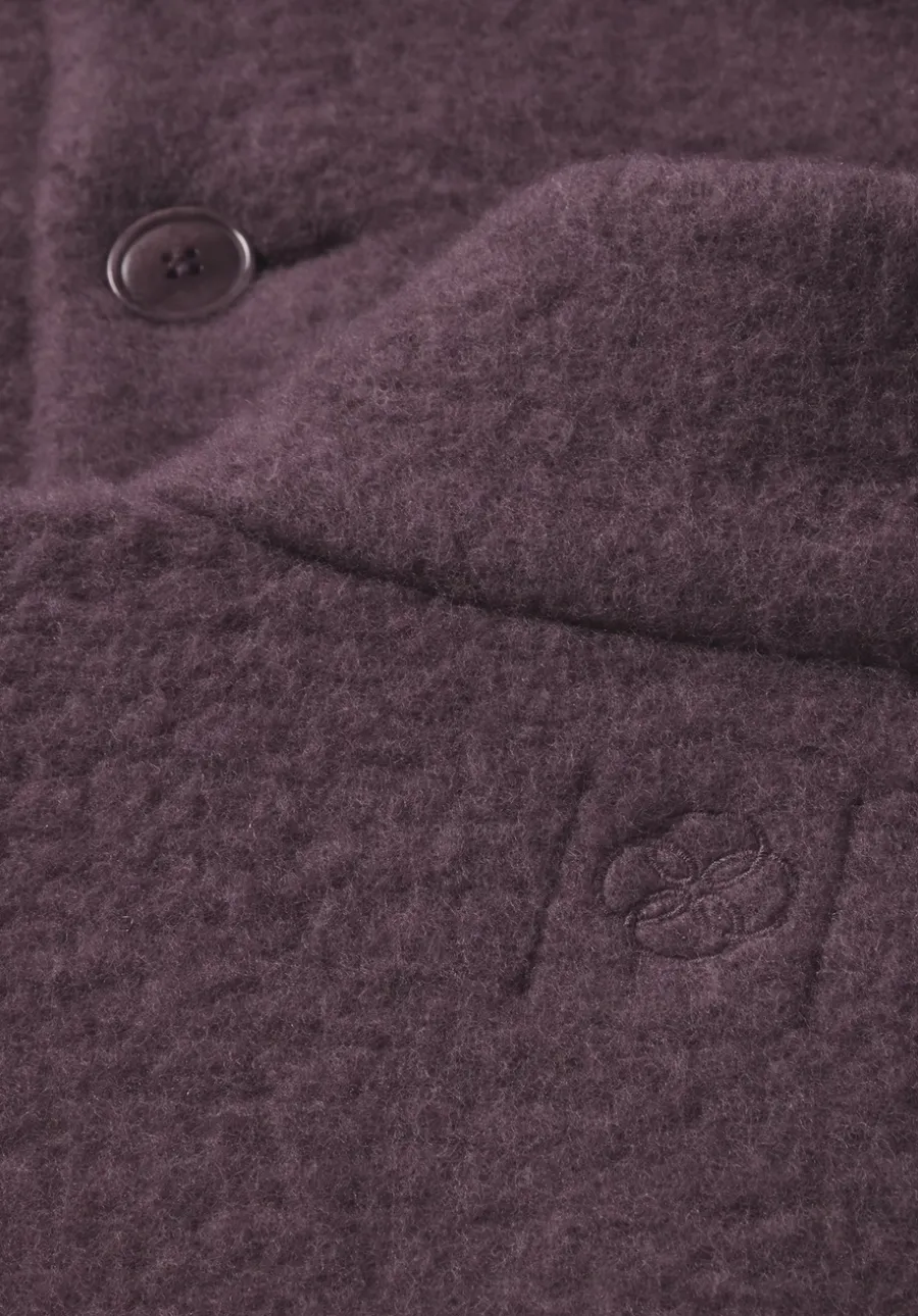 Wollfleece Mantel Regular aus reiner Bio-Merinowolle von hessnatur