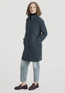 Wollfleece Mantel Regular aus reiner Bio-Merinowolle von hessnatur